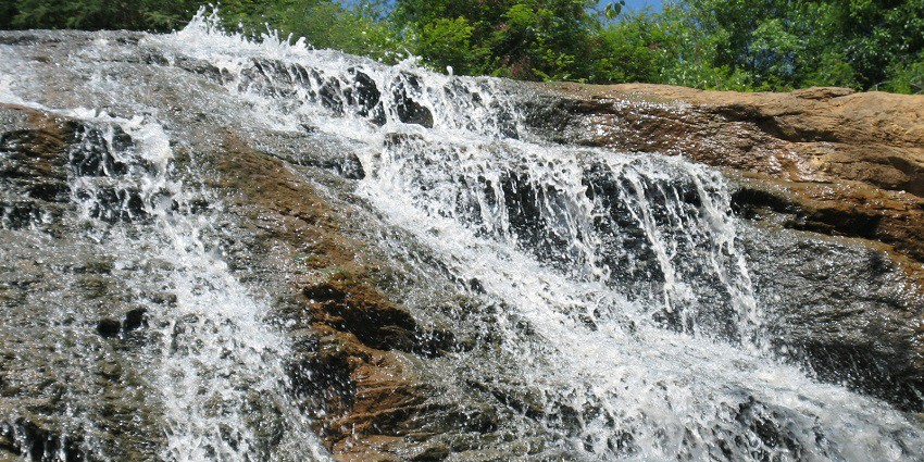 Beautiful Thottikallu Falls amidst the Western Ghats.