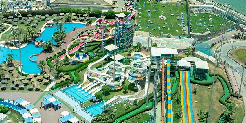 An aerial view of the popular Tikuji-ni-Wadi, a famous tourist attraction in Maharashtra.