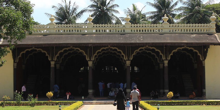 A view of Tipu Sultan’s Summer Palace, one of the famous places to visit near Nandi Hills.