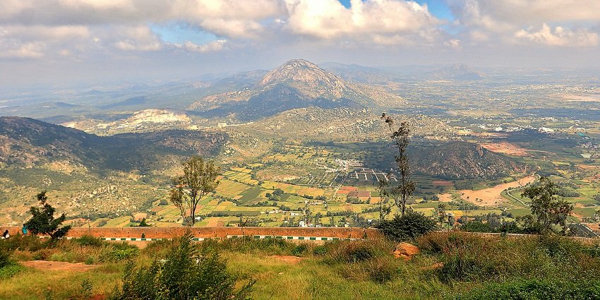 View from Tipu's Drop showcasing things to do in Nandi Hills, including sightseeing.