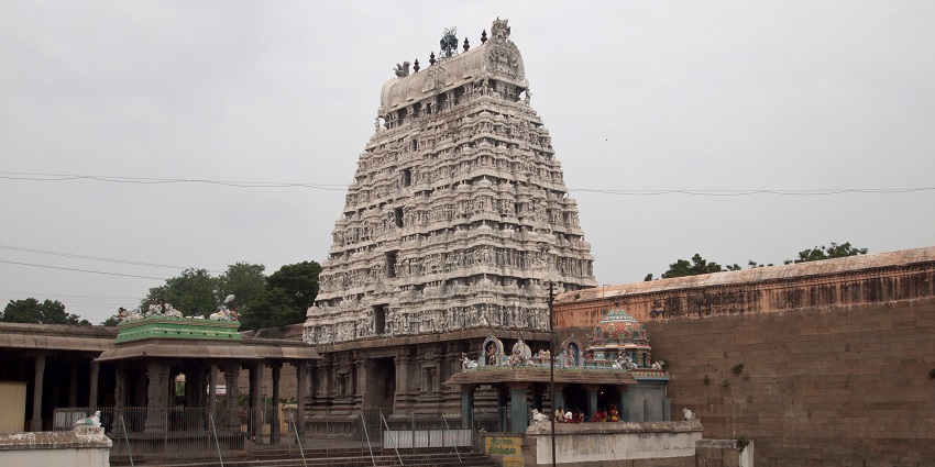 Tiruvannamalai Arunachaleswarar Temple is dedicated to Lord Shiva, famous for its architecture.
