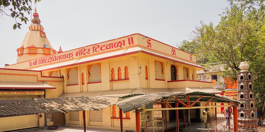 Shree Siddhivinayak Temple Titwala in Thane District, Northwestern Maharashtra.
