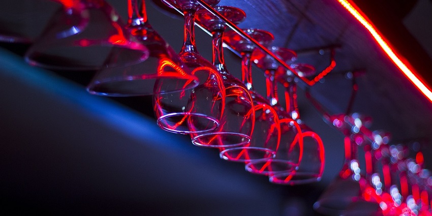 Neon glasses at toy room.