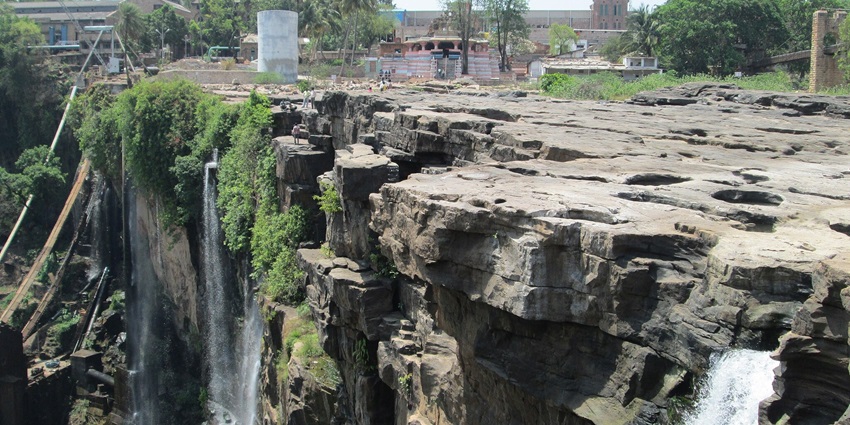Things to do in Belagavi include trek to Gokak Falls with lush surroundings.