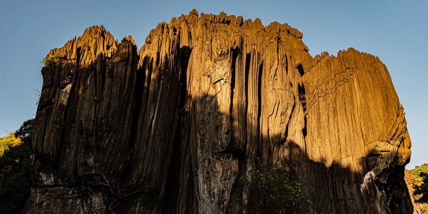 Yana Cave with rock formations surrounded by greenery, a gem in Kumta.