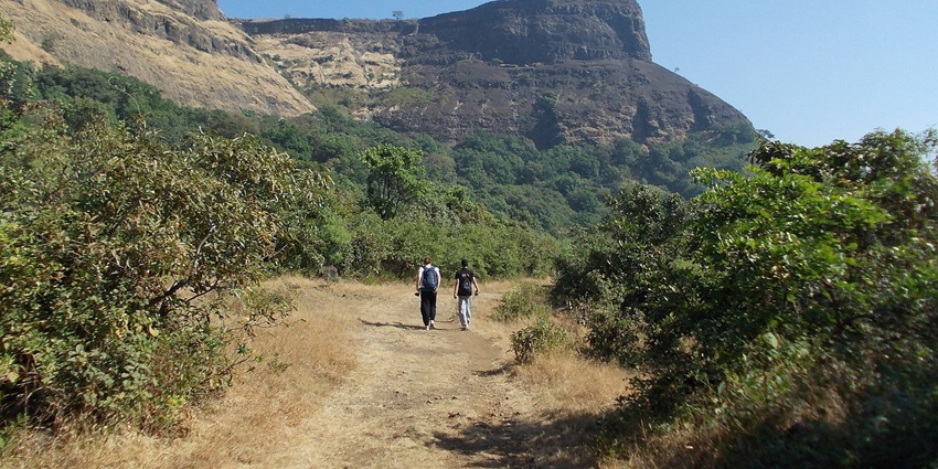 Trekking at Tailbaila Fort enjoying the breathtaking views.