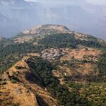 An image of a Rajmachi Fort which is one of the famous places for trekking in Pune.