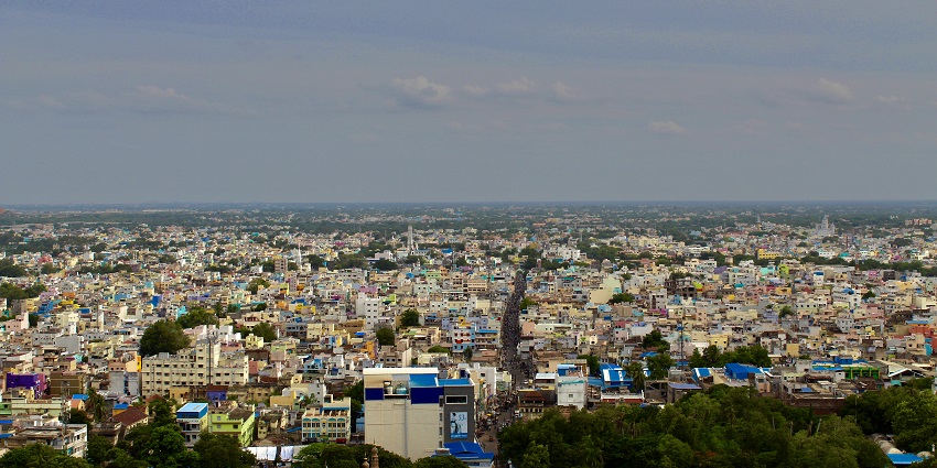 A picture of Trichy, showcasing some of the top tourist attractions in Tamil Nadu.