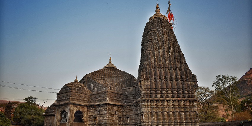 Trimbakeshwar Temple in Nashik, Maharashtra, a popular destination near Brahmagiri