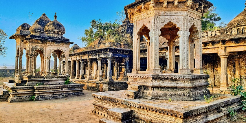 Significant temple honoring Goddess Bhavani, important to devotees' faith.