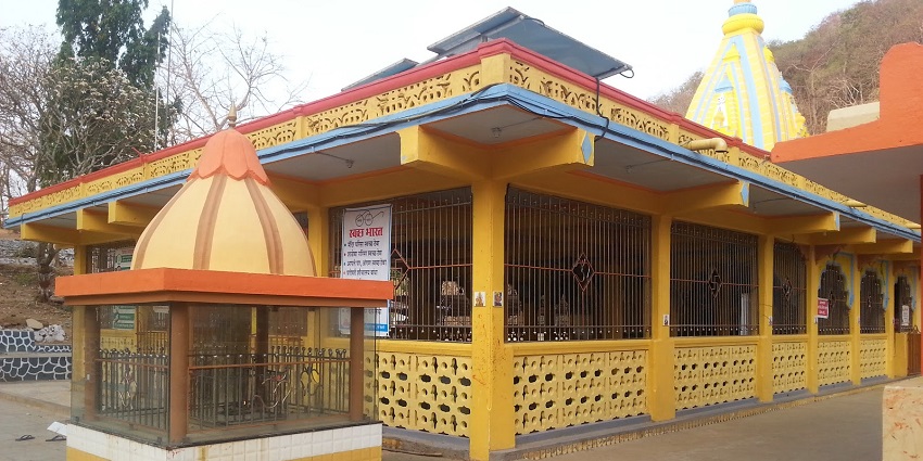 Close view of Tungareshwar Temple, a popular place near Kohoj Fort.
