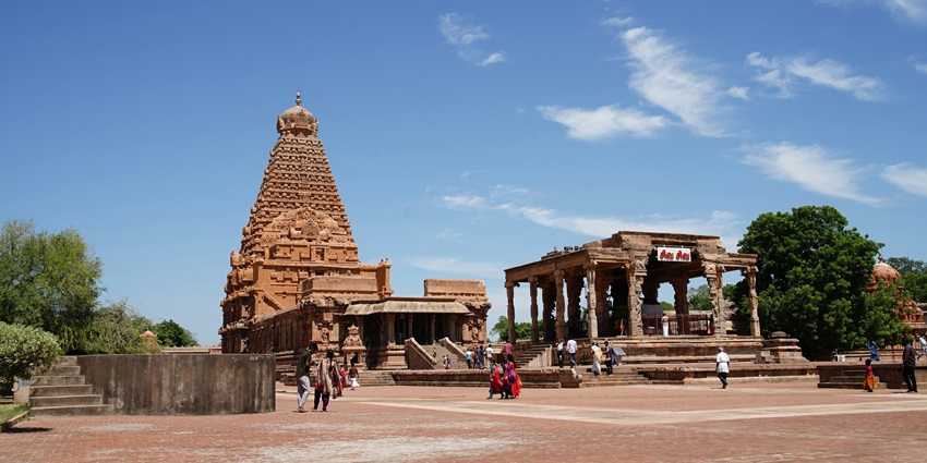 A glimpse of the Ucchi Pillayar Temple, one of the beautiful temples in Trichy.