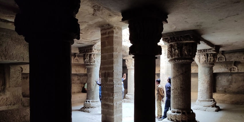 Inside the halls of Uparkot Fort Museum displays royal artifacts, one of the must visit Junagadh museums