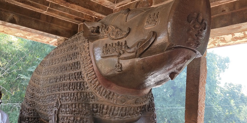 Varaha sculpture at Varaha Temple, amongst the best places near Shore Temple for tourists.