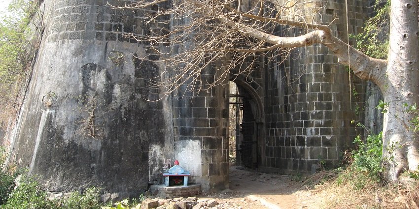 Entrance of Bassein Fort, a famous place near Ghodbunder Fort.