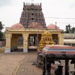 The entrance of the revered temple in and around Rameswaram in Tamil Nadu