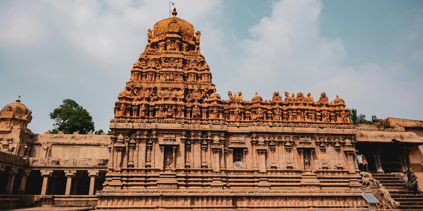 A glimpse of the Vekkali Amman Temple, one of the famous temples in Trichy.