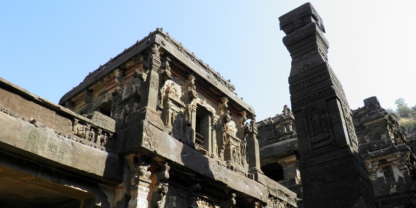 An image of Virupaksha Cave’s entrance, one of the best places to visit near Tiruvannamalai.