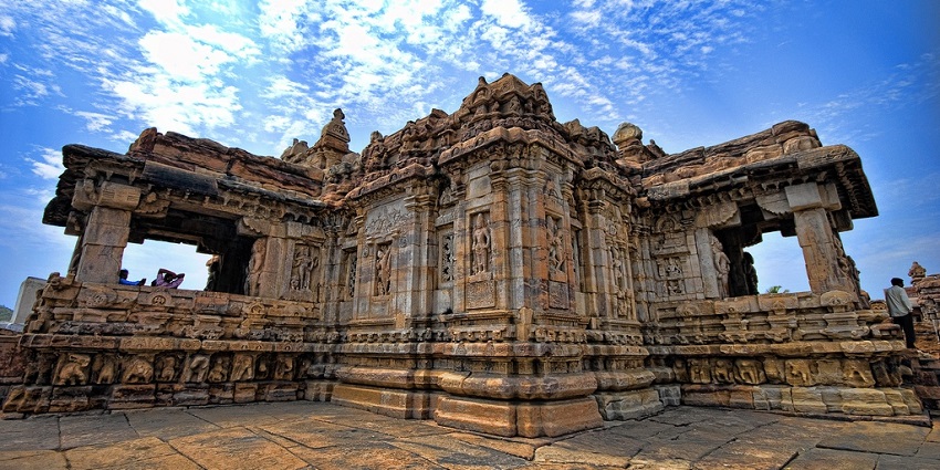 Virupaksha Temple, is among the best places to visit in Pattadakal with Chalukyan architecture