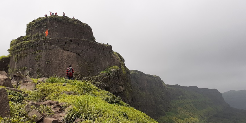 Visapur Fort, a popular spot near Lohagad fort, offers scenic views and historic ruins.