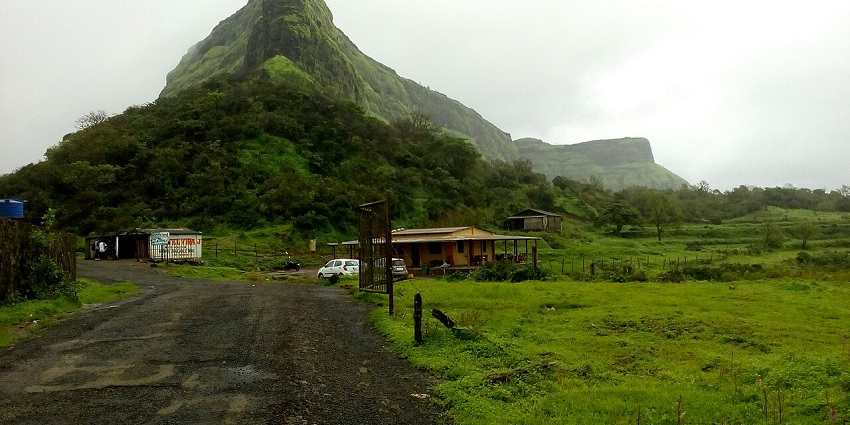 A scenic view of Visapur Fort, one of the famous tourist destinations near Morgiri Fort.