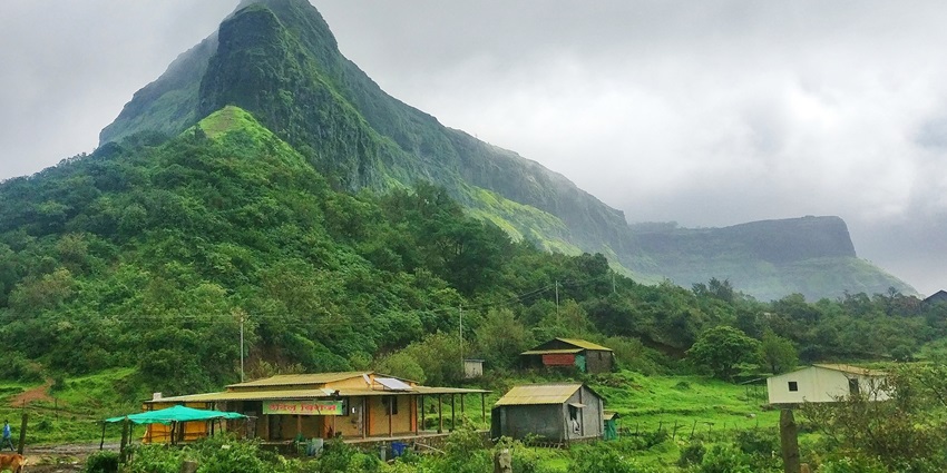 Visapur Fort is one of the famous places to visit near Pawna Lake in the Sahayadris.