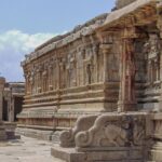 An image of Krishna temple, one of the Vishnu temples in Chennai.