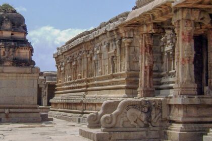 An image of Krishna temple, one of the Vishnu temples in Chennai.