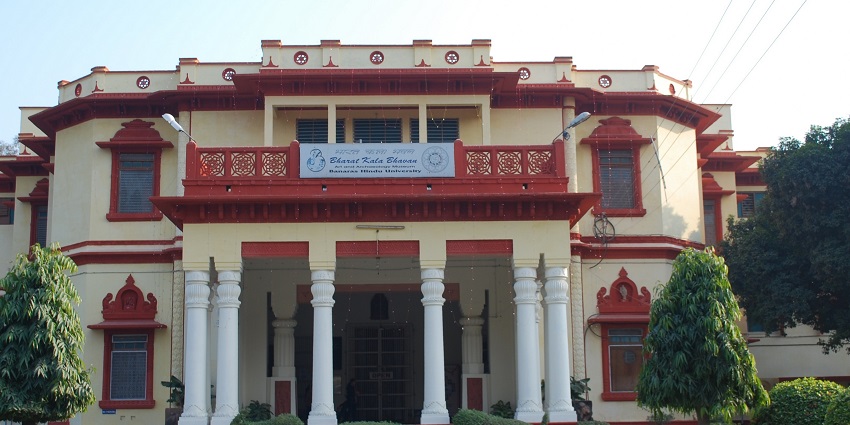 An image view of the Bharat Bhavan Museum showcasing diverse artworks and sculptures