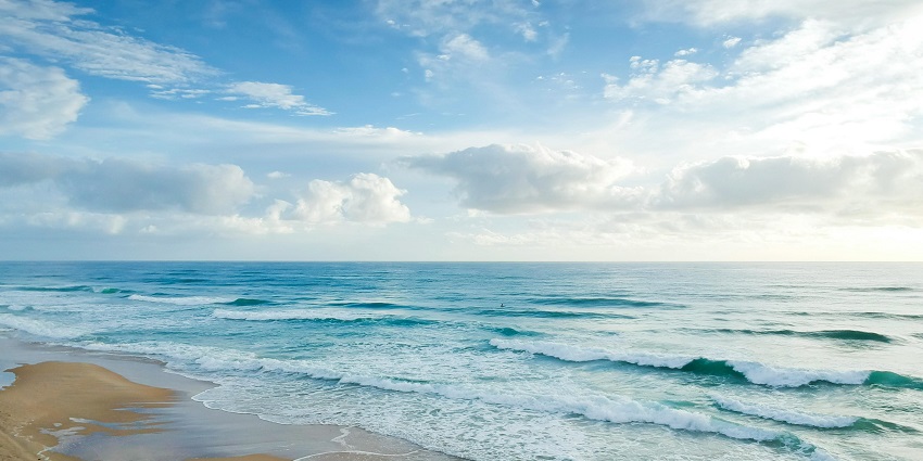 Bhogwe beach scene featuring golden sand, gentle waves, one of the best things to do in Malvan.