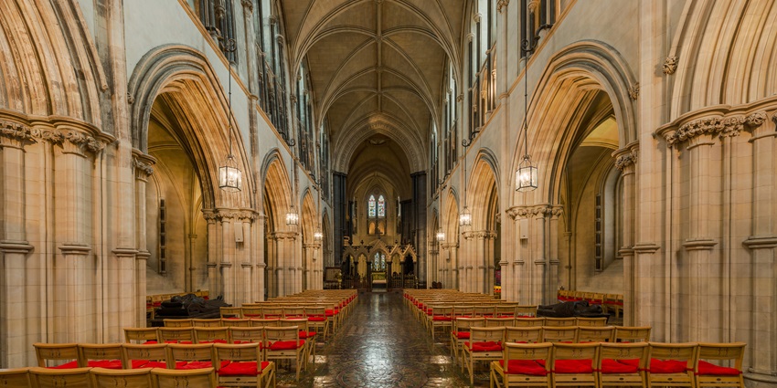 An image with the interiors of the church, similar to Visit Our Lady Of Angel’s Church