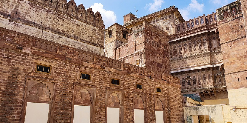 A view of the majestic Barsi Gate in Haryana exuding historical significance and charm.