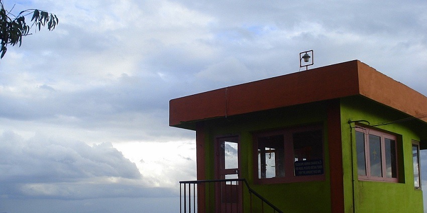 Observation point offering panoramic views and stargazing opportunities.