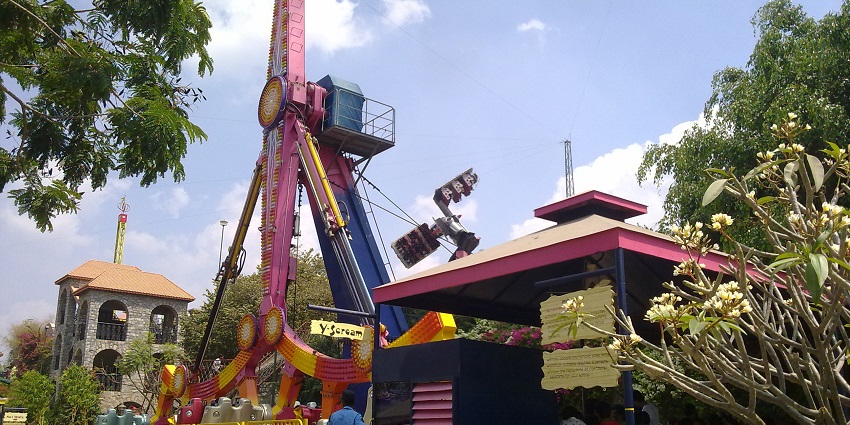 Wonderla Amusement Park offers thrilling rides, water slides, and family fun