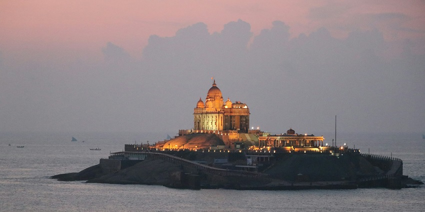 Vivekananda Rock Memorial, located near Suchindram temple, is an inspiring place.