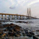 Aerial view of Mumbai's bustling cityscape, showcasing its vibrant urban beauty