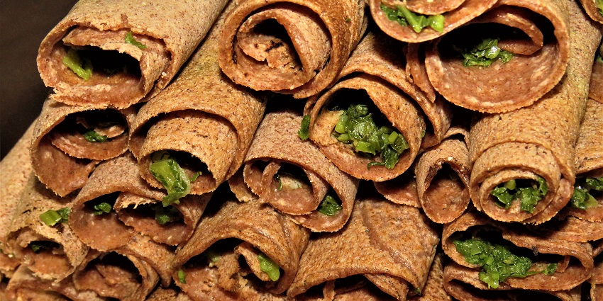 Khuri, a traditional Lepcha food ready to be served.