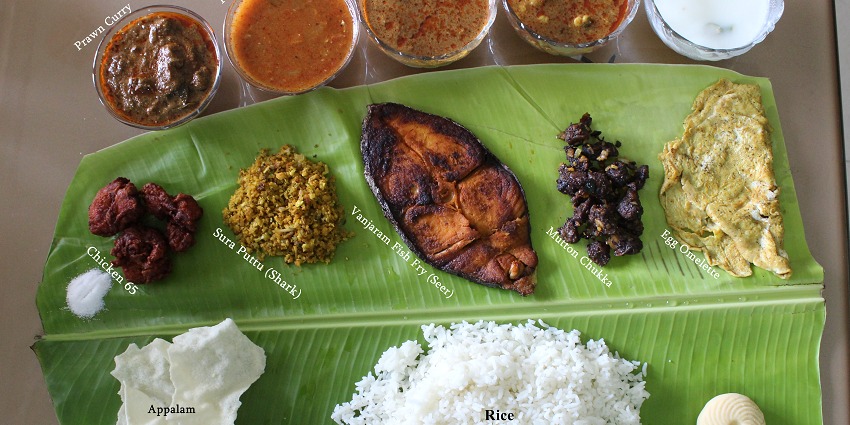 A restaurant near Kumbakarai Waterfalls offering delicious South Indian meals.