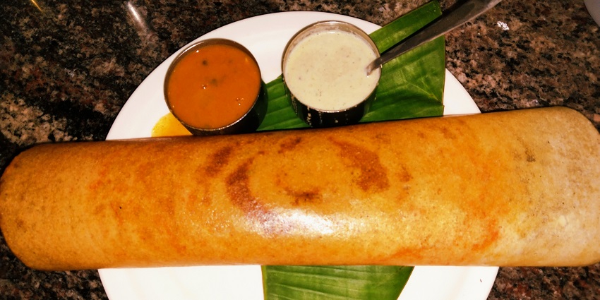 Yummy Dosa served at a restaurant near the restaurant in the state of Tamil Nadu