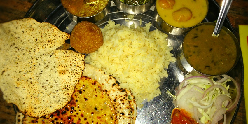 Restaurants near Sariska Jungle Safari offer some delicious Rajasthani Thalis.