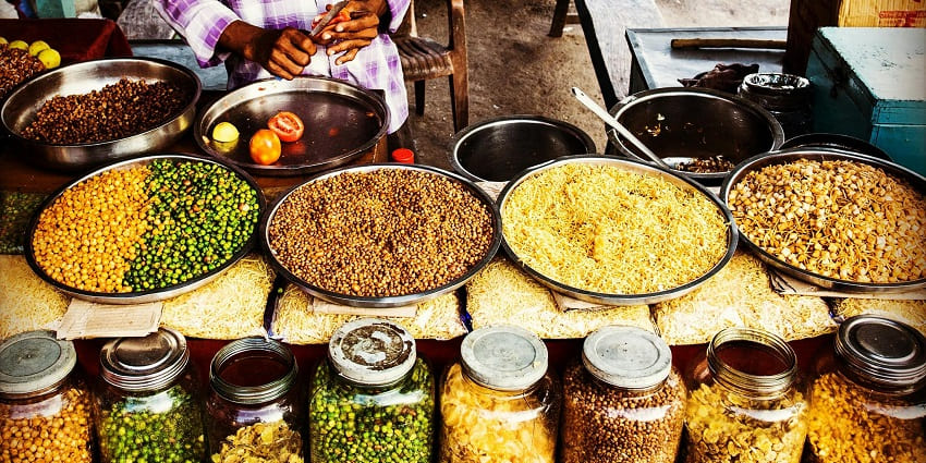 A picture of local eateries near Karnala, offering delicious meals for trekkers and visitors.