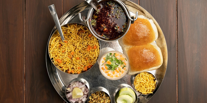 Delicious Maharashtrian cuisine served at a local restaurant near Krushnai Water Park