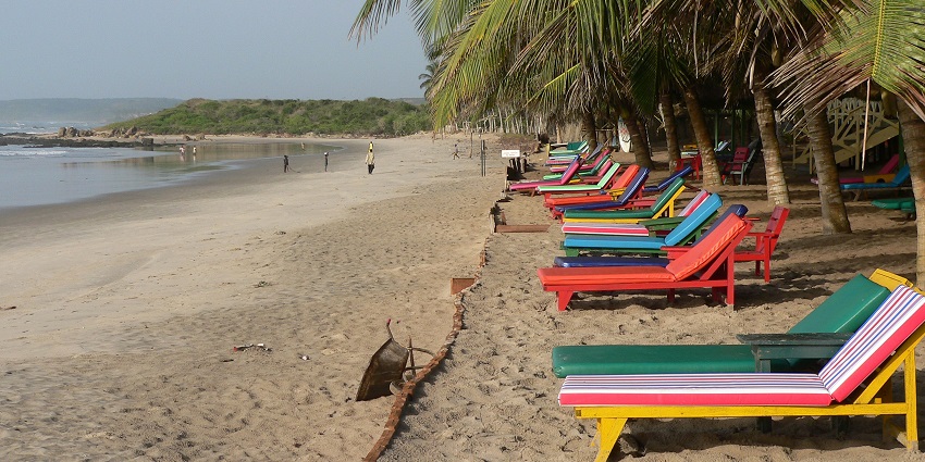 Kadmat Island Lakshadweep is surrounded by a beautiful lagoon and trees.