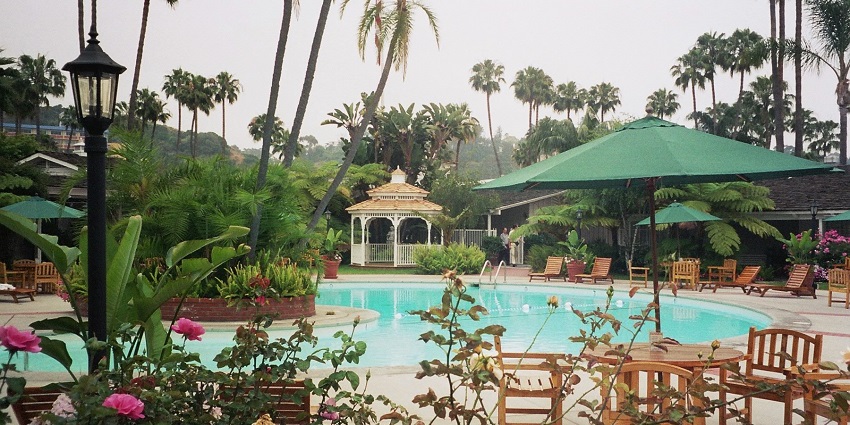 a beautiful pool of a resort in Coimbatore, TamilNadu.