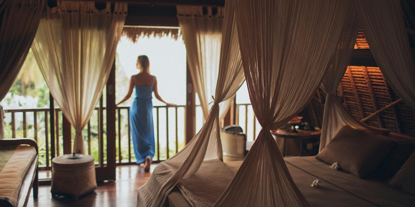 Image of a hotel room like the ones available for accommodation near the Palani Temple
