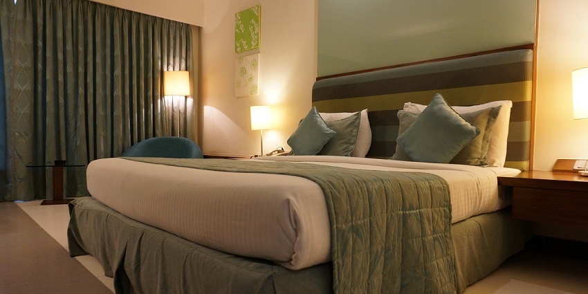 Comfortable accommodations available near Mohini Water Park.