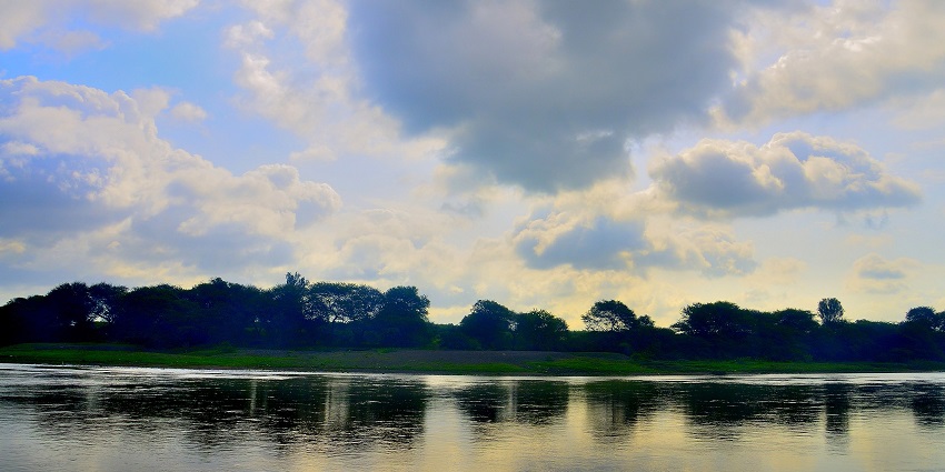 Spring marking the origin of River Bhima behind Bhimashankar Temple, rooted in Hindu mythology.