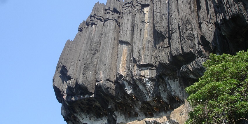 Scenic view of Yana Caves, a must-see tourist attraction in Uttara Kannada.