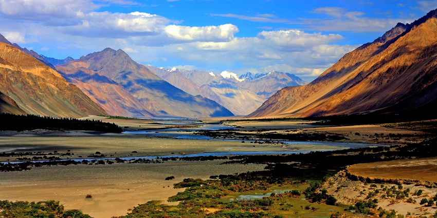 Zanskar Valley, known for its majestic mountains - near Changthang Wildlife Sanctuary.
