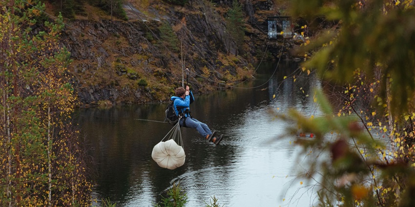 Glide through the treetops for an exhilarating aerial experience while ziplining in Kodaikanal.